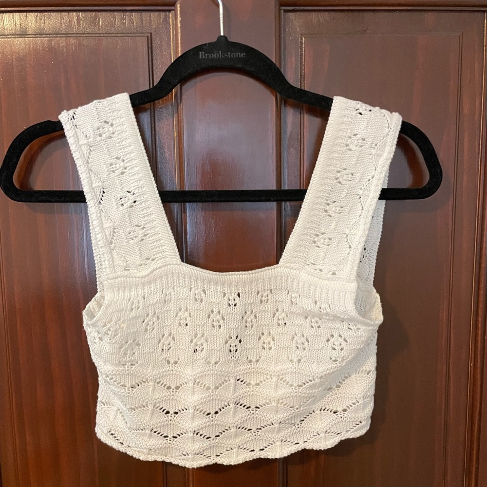 Urban Outfitters crochet crop top